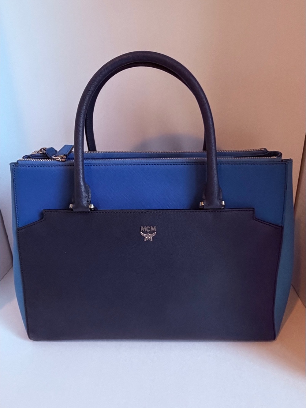 MCM Safiano office satchel- Large